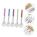 Outanaya 5pcs Retractable Back Scratcher Manual Back Itching Device for Easy Relief for All Ages