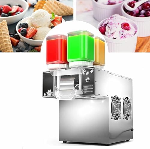 Commercial/Home Snowflake Ice Cream Machine - Snow Cone Shaver & Ice Crusher for Perfectly Shaved Ice Treats - Ideal for Parties, Events, and Everyday Use