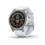 Garmin Epix Pro (Gen 2) Sapphire Edition, 47 mm, smartwatch ad alte prestazioni, tecnologia avanzata di guida, torcia integrata, pietra bianca