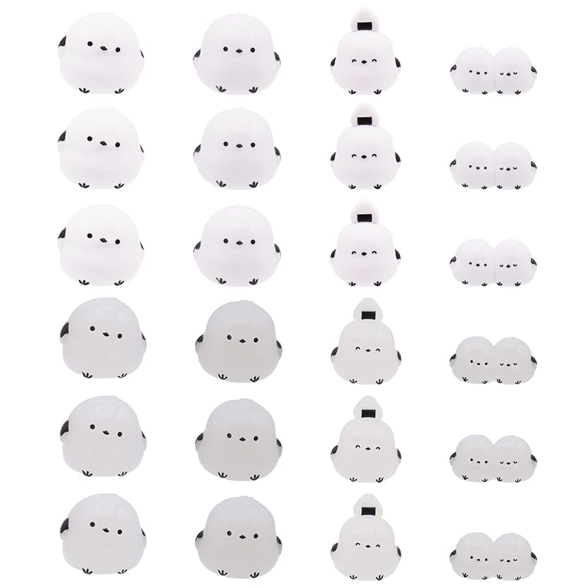 Amazon | カプセルトイ 宝石マスコット シマエナガ ちゃん 全8種×各3