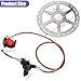 CILOYU Mini Bike Hydraulic Brake Kit and 35 Chain Replacement for Mini Bike Baja Doodle Bug DB30 Blitz Dirt Bug Predator 79cc 97cc 100cc 2.8hp MiniBike Powersports Parts 180mm Disc Brake Rotor