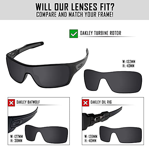 Image of Polarized Replacement Lenses for Oakley Turbine Rotor OO9307 Sunglass
