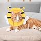 Shengxi Halskrause Katze, Einstellbarer Schutzkragen Halsband, Katzen Weich Wiederherstellung Halsband, Verhindert das Lecken von Wunden Katzenkragen für Katzen Kleiner Hunde Nach Operation (L)