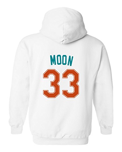 Flint Tropics Jackie Moon 33 Semi Pro Basketball Men's Hoodie Sweatshirt4
