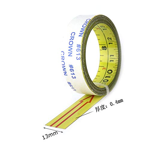 Cinta métrica adhesiva acero inoxidable 2 metros miniatura 2