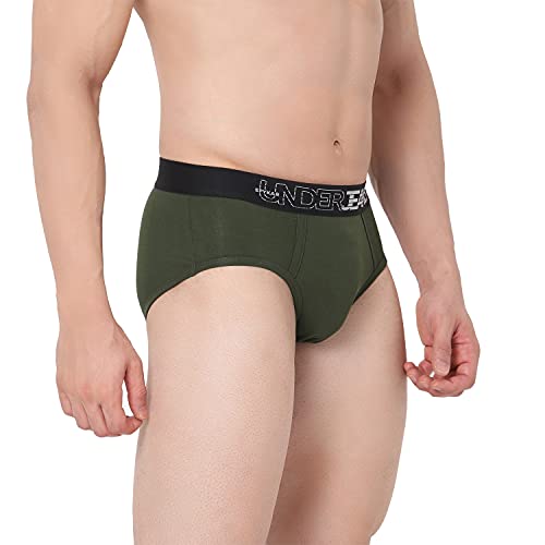 Image of Underjeans Men Cotton Blend Brief