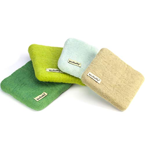 image for Woolbuddy Needle Felting Pad - Durable Wool Mat for Craft Projects, Fo
