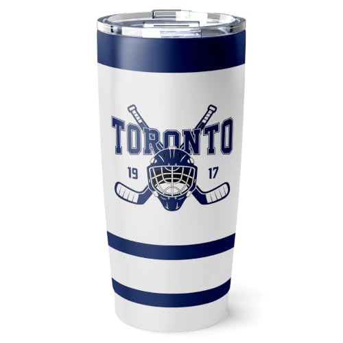 Image of ANTKING Toronto Tumbler 20oz Custom Name Number Travel Mug Gifts | Stainless Steel Insulated Coffee Cup for Men Women