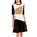 Sandra Darren Women's Color-Block Fit-and-Flare Dress