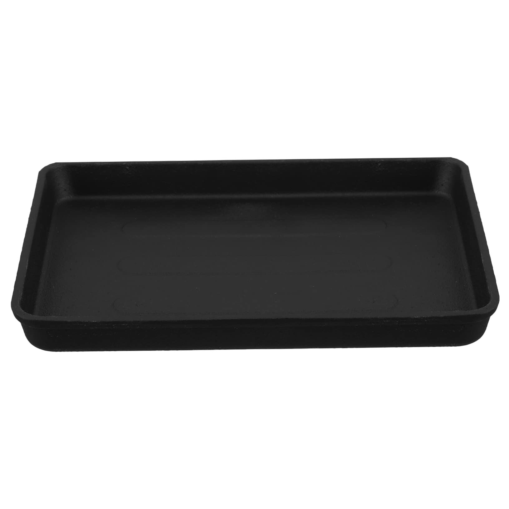 Bandeja para Barbacoa de Hierro Fundido Negro Portátil