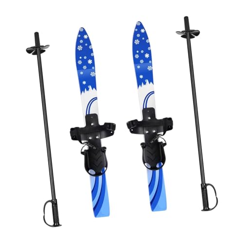 Skiboards pour enfants avec bâtons de ski et fixations réglables pour sports d'hiver