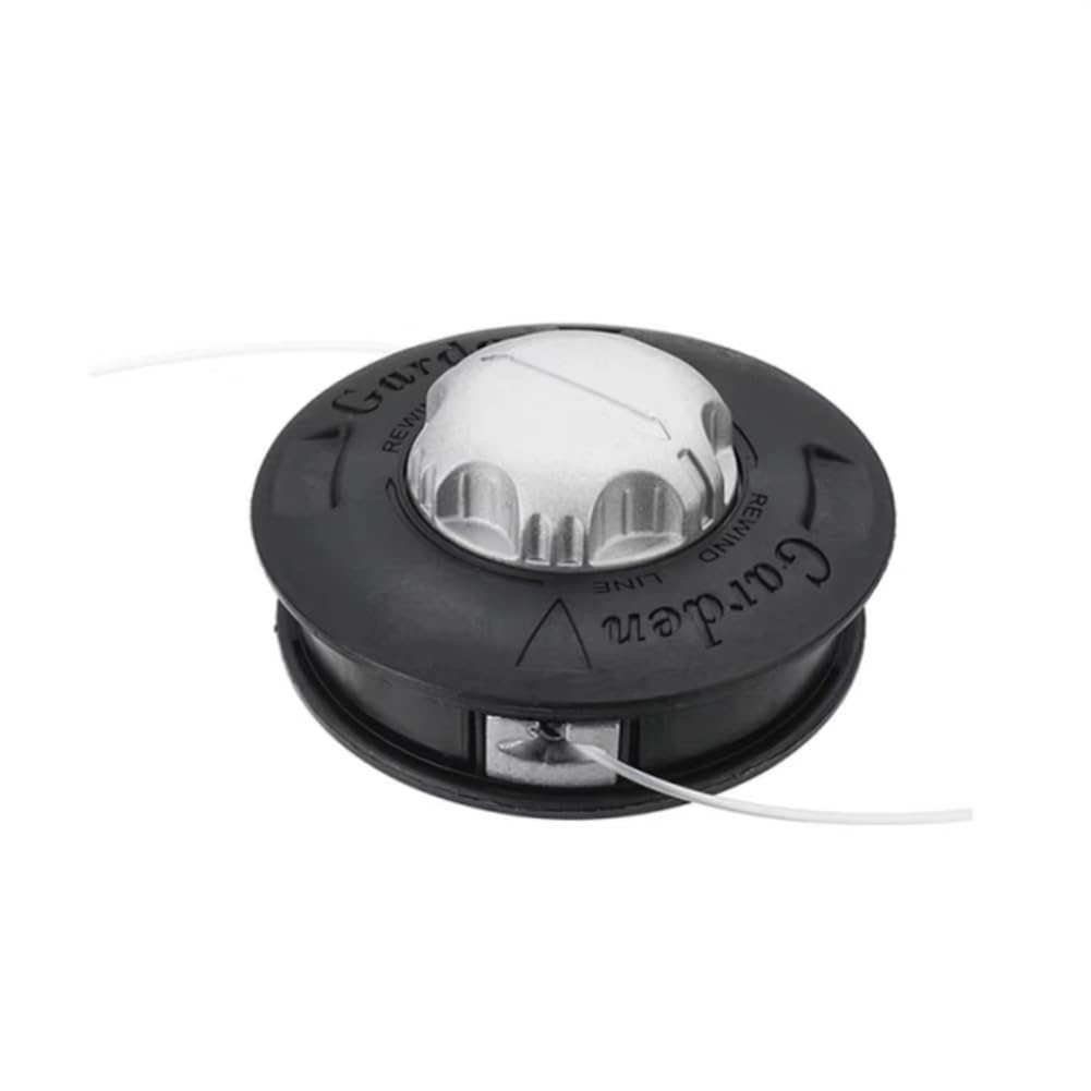 Bobina M10 con Testa bombata in Nylon e Alluminio con 2 Fili per decespugliatori compatibili con i Modelli a Corda universali