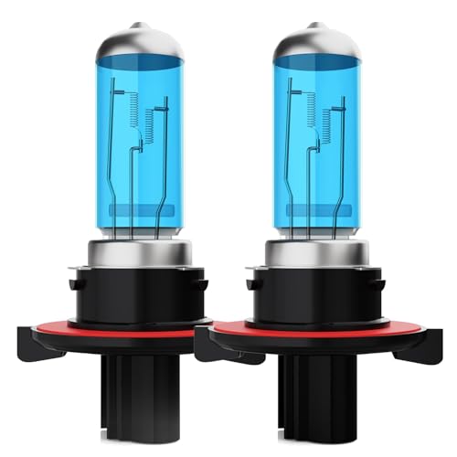 Image of Light Bulbs Fit For Ford Escape 2008-2012, 9008 High Low Beam High Performance Halogen Headlight Bulb Combo, 6000K White Light, Pack of 2