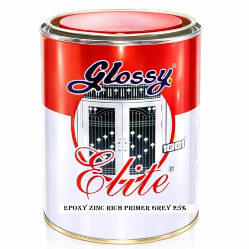 Image of 1001 Elite Epoxy Zinc Rich Grey ST | 2 Pack High-Build Coating (Base + Hardener) | 25% Zinc | Anti-Corrosive Metal Protection | 1L