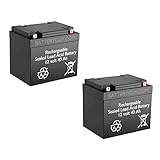 BatteryGuy UB12400 Replacement 12V 40Ah Battery - BatteryGuy Brand Equivalent (Qty of 2)