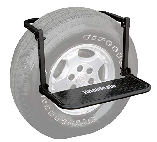 HitchMate Heininger TireStep – Adjustable Step for SUVs, RVs & Trucks, Fits Tires Up to 12.5