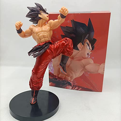 Image of Awestuffs Goku DBZ Large Action Figure Limited Edition Figure Manga Toy Collectible (Goku Blood of Saiyans Special X)