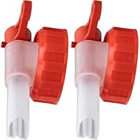 ISOLATECH SABEU Fluxx 2Stk. AH 13/45 HF Auslaufhahn für 2L und 3L Kanister mit DIN 45 Gewinde außen 41,0mm Lebensmittelecht Umfüllen ohne Gluckern