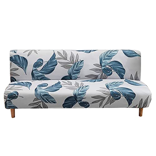 Housse de canapé convertible sans accoudoirs extensible et antitache