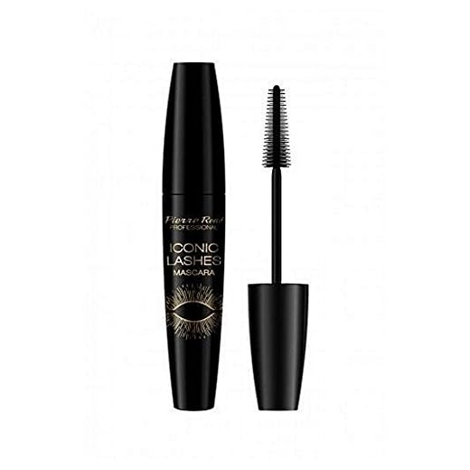 PIERRE RENE Iconic Lashes Mascara Black 15ML, Negro, Estandar