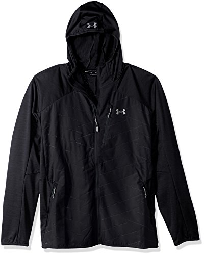 Under Armour Men's ColdGear Reactor Jacket, Black (001)/Steel, XX-Large