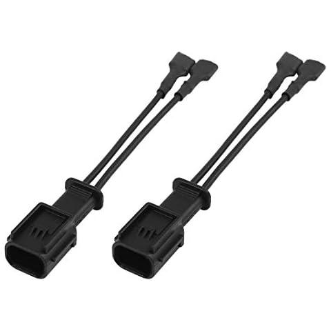 X AUTOHAUX Car Speaker Wire Adapter Audio Horn Harness Cable Connector for Honda Civic 2pcs Cover