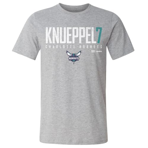 500 LEVEL Kon Knueppel Charlotte Hornets Elite Shirt (Heather Gray, X-Large)