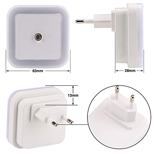 Luci Notturne LED Con Sensore - 6 Pack, 0.5W, Mini Design Per Presa, Ideali Per Bambini - Foto 7