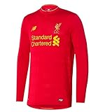 New Balance Liverpool FC 2016/17 Long Sleeve Home Jersey - Adult - Red - Large