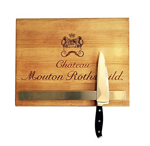 Mouton Rothschild Wine Panel Magnetic Knife Strip