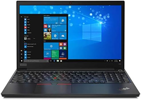 Lenovo ThinkPad E15 15.6" Laptop: Intel 10th Gen i7-10510U Quad-Core, 16GB RAM, 512GB NVMe SSD, 15.6" FHD 1920x1080 IPS Display, Fingerprint, Win 10 Pro, Black