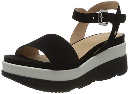 Geox D Gardenia C, Sandalias con Plataforma Mujer, Negro (Black C9999), 37...