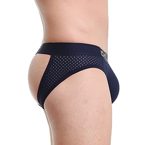 Broddle Men's Mesh Padded Pouch Athelic Supporters Breathable Jockstrap Elastic Waistband Low Rise #TOP5