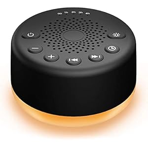 White Noise Machine Easysleep Sleep Sound Machine 25 Sounds 5 Timer 32 Volume Baby Kids Adults for Sleeping with 4 Adjustable Brightness