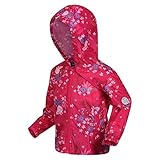Regatta Childrens/Kids Peppa Pig Packaway Waterproof Jacket (6-12 Months) (Fusion Pink)