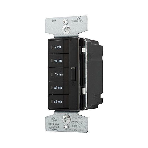Eaton Pt18M-Bk 1800W 15 Amp 5-Button Minute Timer With Off Single-Pole, Black #TOP1