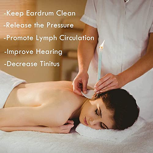 image for EarsBors Beeswax Ear Candles Wax Removal, Set of 20 Natural Ear Wax Ca