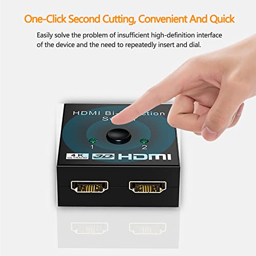 HDMI Switch HDMI Splitter 4K Conmutador Duplicador...