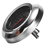POPETPOP Lebensmittelthermometer Bimetall aus Glas und Metall mit Temperaturbereich 50 500°c Grillthermometer für Präzises Messen von Fleisch Beim Grillen und Kochen