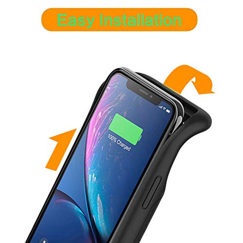Yingykj 01 Battery Case For Iphone Xr, Enhanced 7000Mah Ultra Thin Portable Protective Smart Charging Case Support Carplay Compatible With Iphone Xr thumb #3