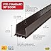 M-D Building Products 43337 Vinyl Cinch(r) U-Shape Slide-On Weather stripping Door Seal, Easy-To-Install, Door Draft Stopper, Ideal for 36