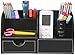 Produktbild Omaloo Schreibtisch-Organizer, Kunstleder, 7 Fächer, multifunktionale Aufbewahrungsbox für Handy/Fernbedienung Schwarz