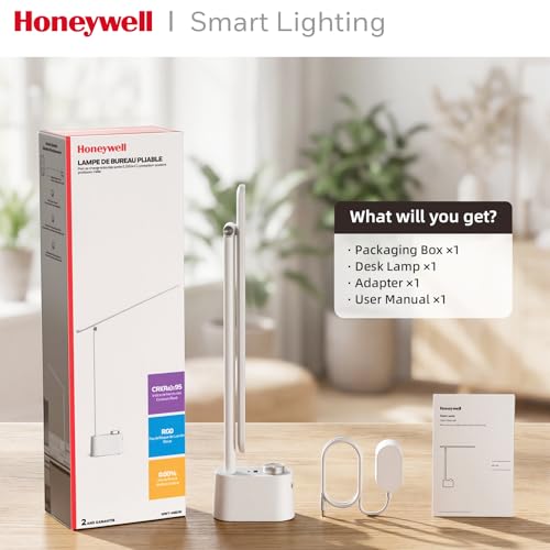 Honeywell LED Desk Lamp, Sunturalux™ White Desk Lamps for Home Office USB - image 7