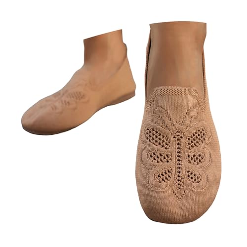 Genérico Zapatos Casuales con diseño Transpirable Tipo para Comodidad Diaria (Brown, 40)