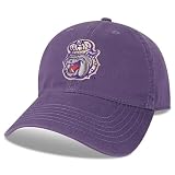 Legacy NCAA Officially Licensed Baseball Hat, James Madison Dukes, Lightweight Cap for Men & Women, Relaxed Twill Adjustable (EZA), Purple, One Size Fits Most, Adjustable Fabric Closure