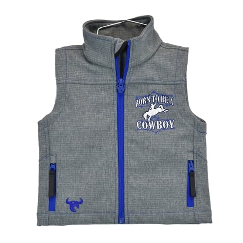 Toddler Boy's Cowboy Vest: 'Born To Be A Cowboy' by Cowboy Hardware