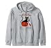 Divertido gato negro mirada Halloween esquina derecha izquierda cuchillo sangre Sudadera con Capucha