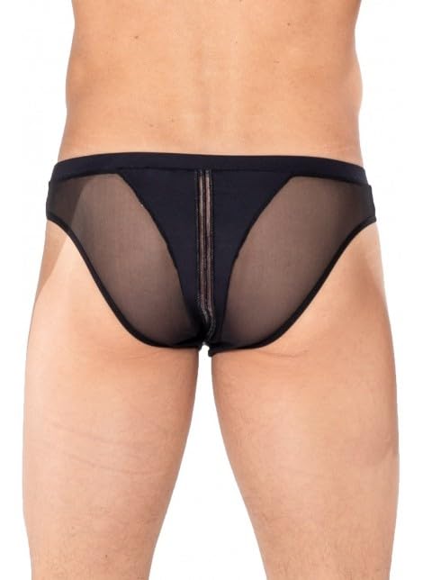 Lingerie fine LOOK ME LM2201-61BLK en cuir et latex haut de gamme
