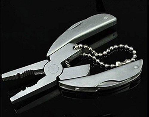 Wehous 6 in 1 Mini Multifunction Stainless Steel Hammer Wrench Pliers Saw Blade Knife Tools Set - Thumbnail 3