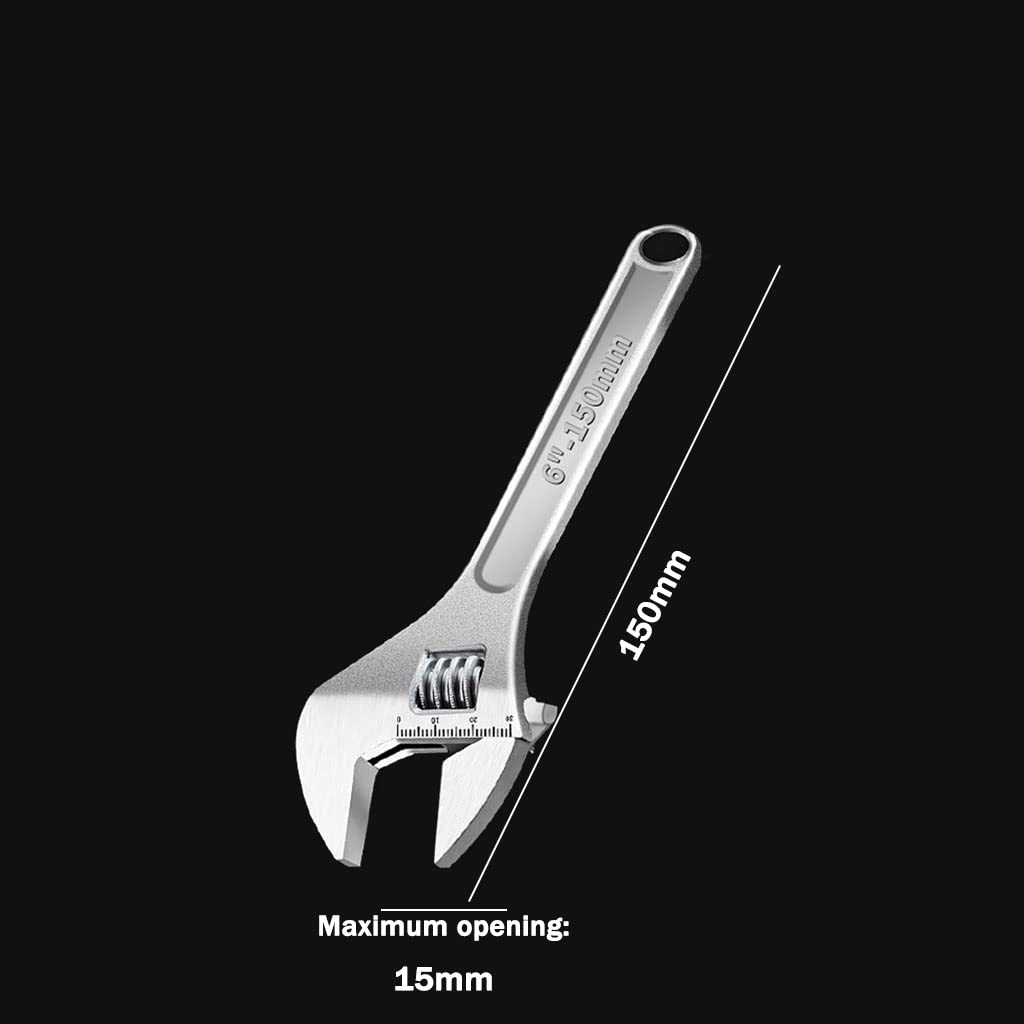 Llave,Llave ajustable,Llave inglesa,Llave ajustable de boca ancha,Llave ajustable,Llaves de cambio,Llave de correa,Para reparaciones en el hogar,Apretar o aflojar tuercas y pernos,Herramientas de br